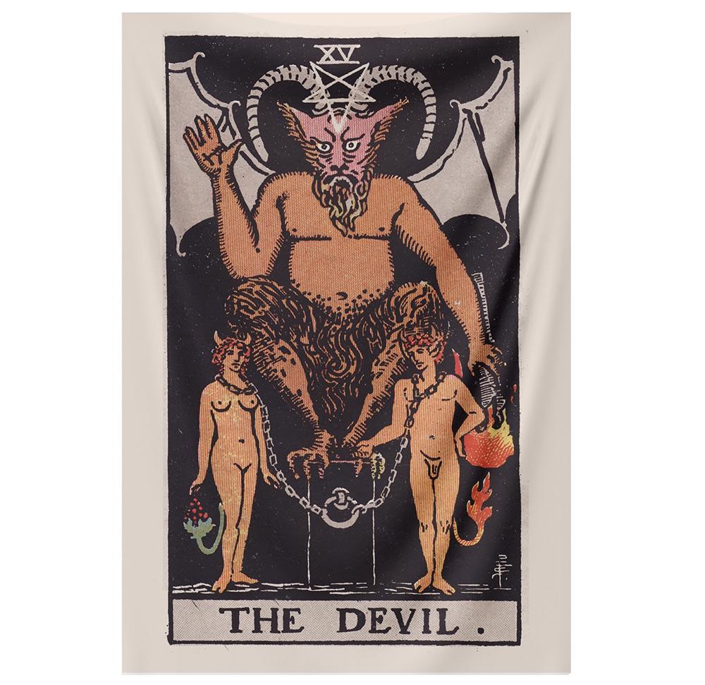 The Devil Tapestry tapestry NirvanaThreads - YYT 