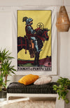 Knight of Pentacles Tapestry tapestry NirvanaThreads