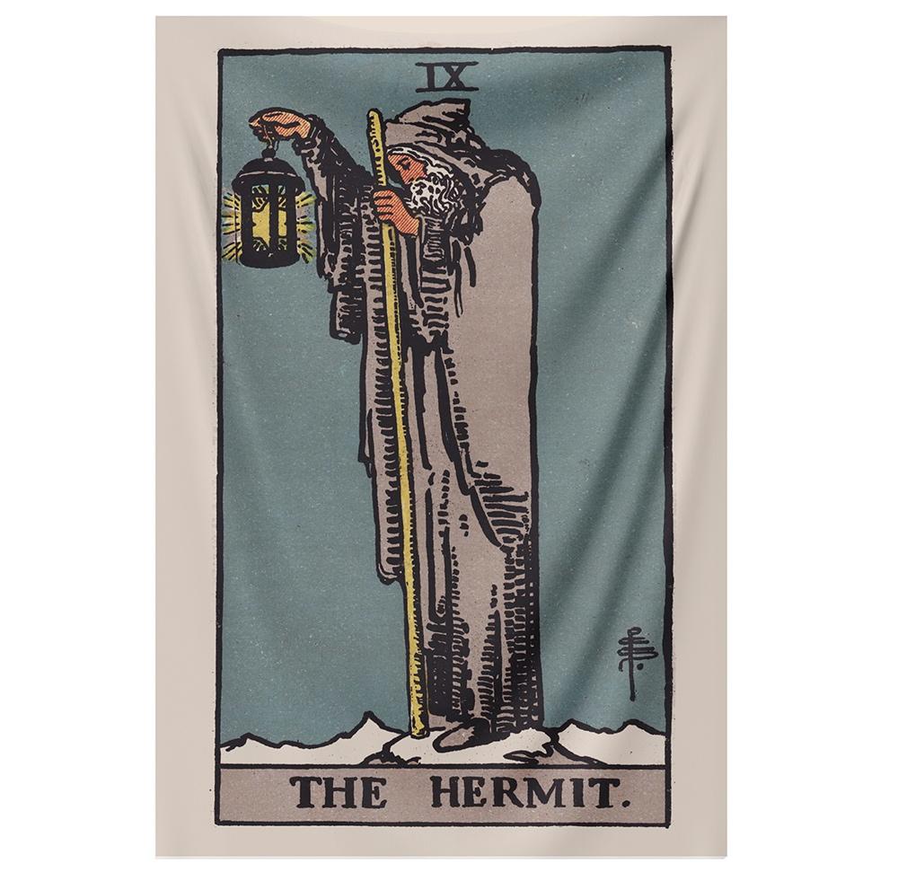 The Hermit Tapestry tapestry NirvanaThreads - YYT 