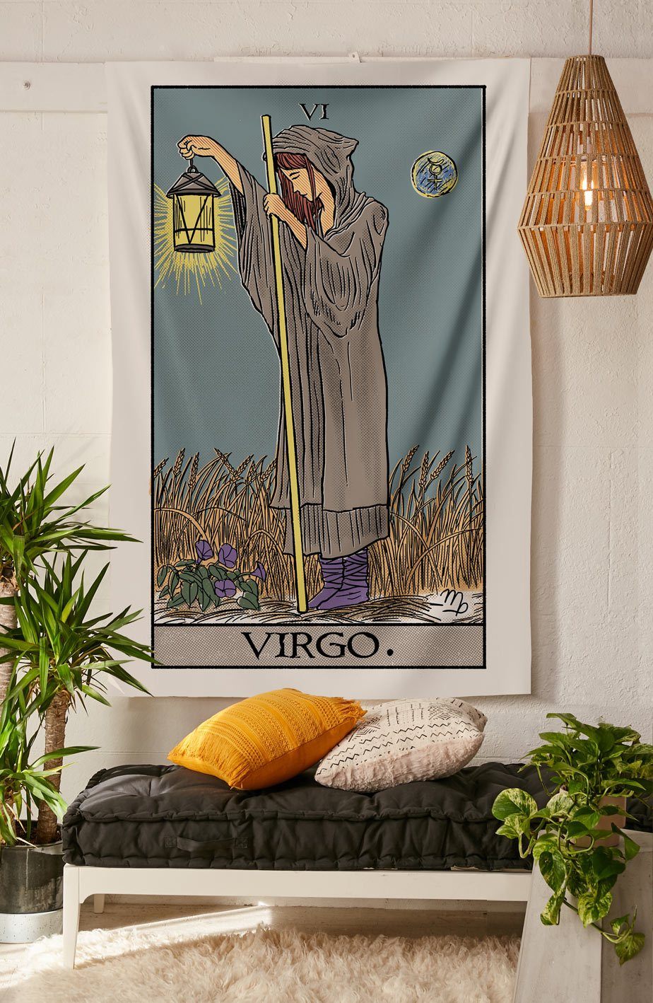 The Virgo Hermit tapestry Nirvana Threads