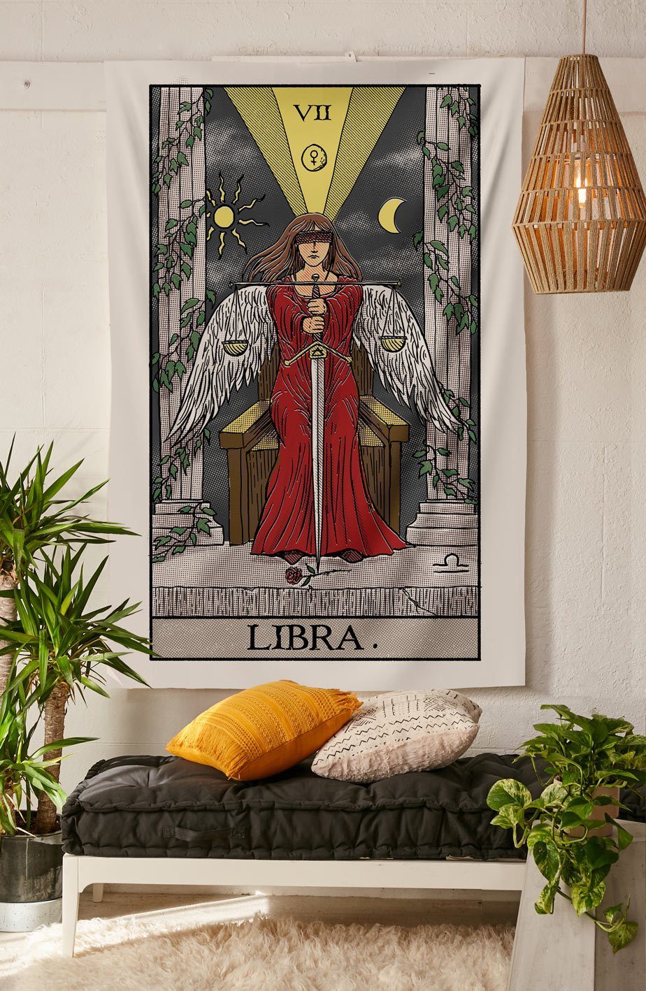 The Libra Justice tapestry Nirvana Threads