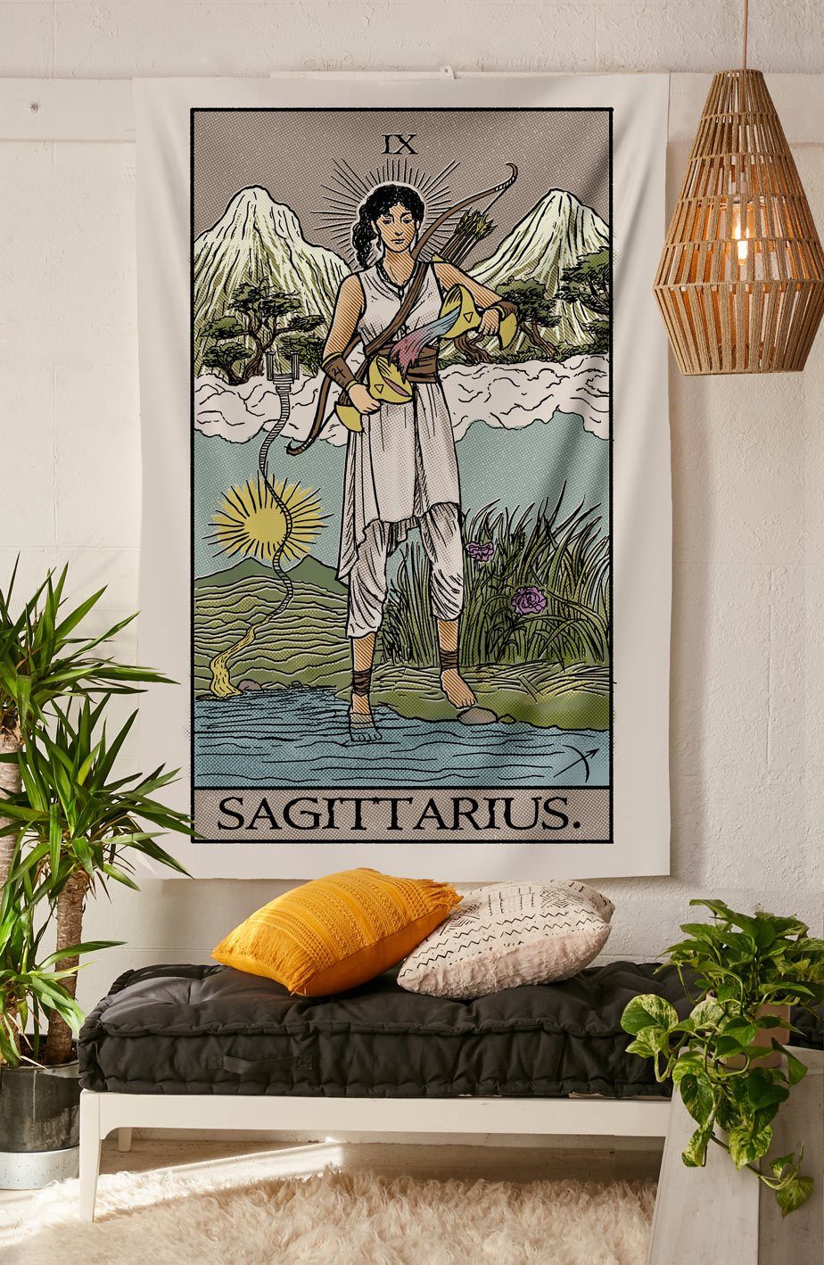 Sagittarius Temperance Tapestry tapestry Nirvana Threads