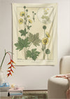 The Buttercup Flower Tapestry (60x40 inches / 150x100 cm) from Nirvana Threads is the perfect vintage flora gift to say I love you but I also love classic garden floral wall hanging boho bedroom vibes