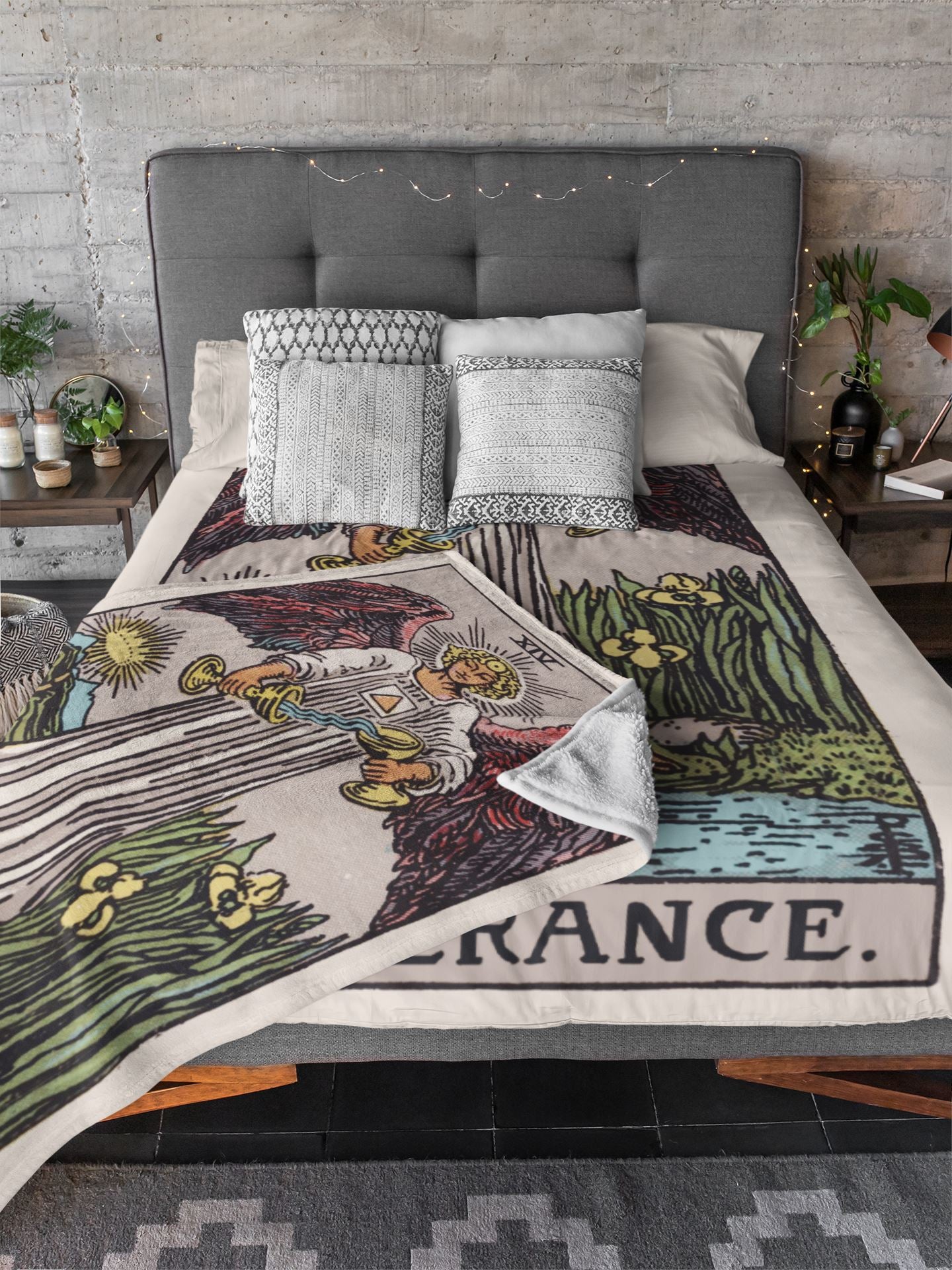 Temperance Tarot Blanket blanket Nirvana Threads