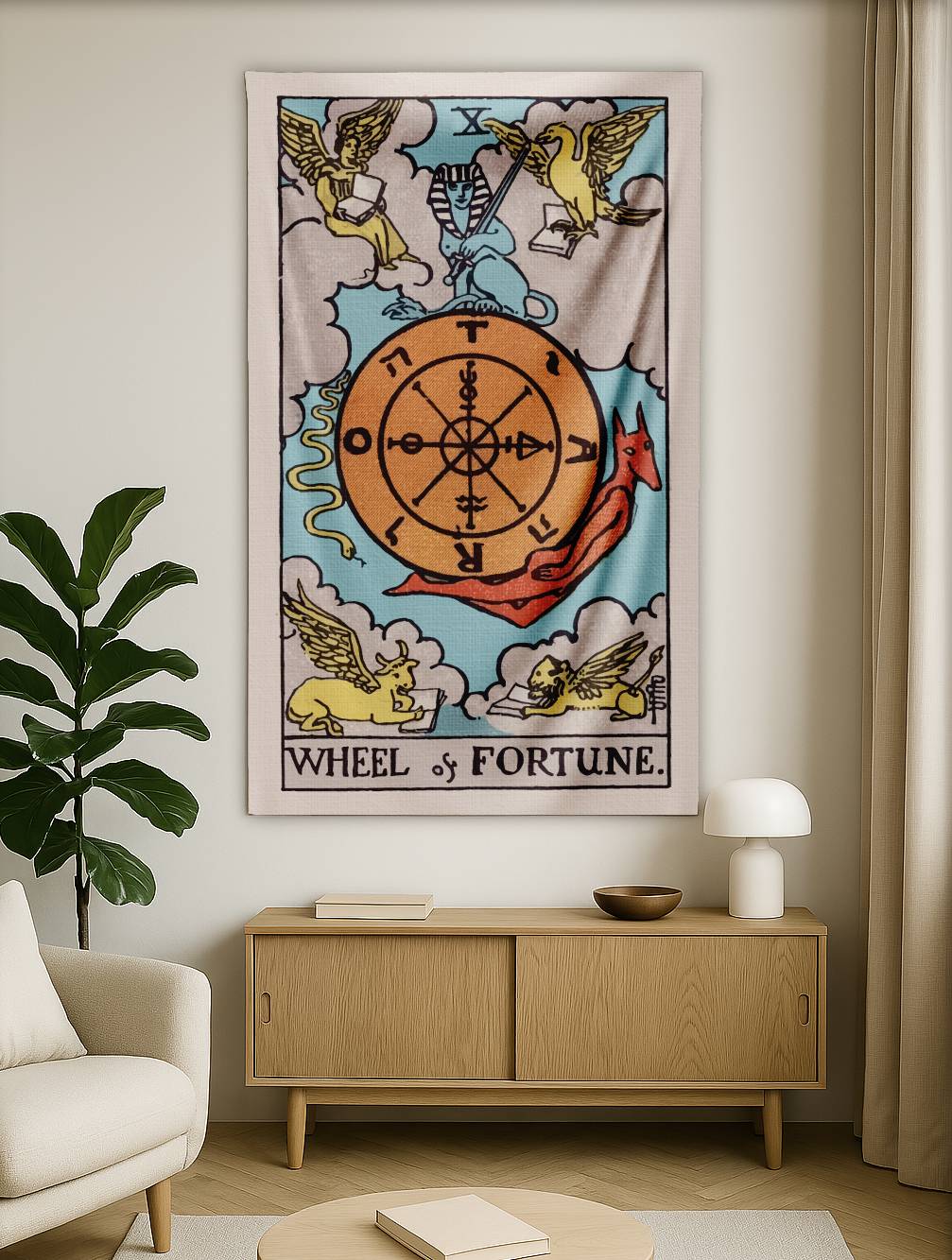 Wheel of Fortune Tapestry