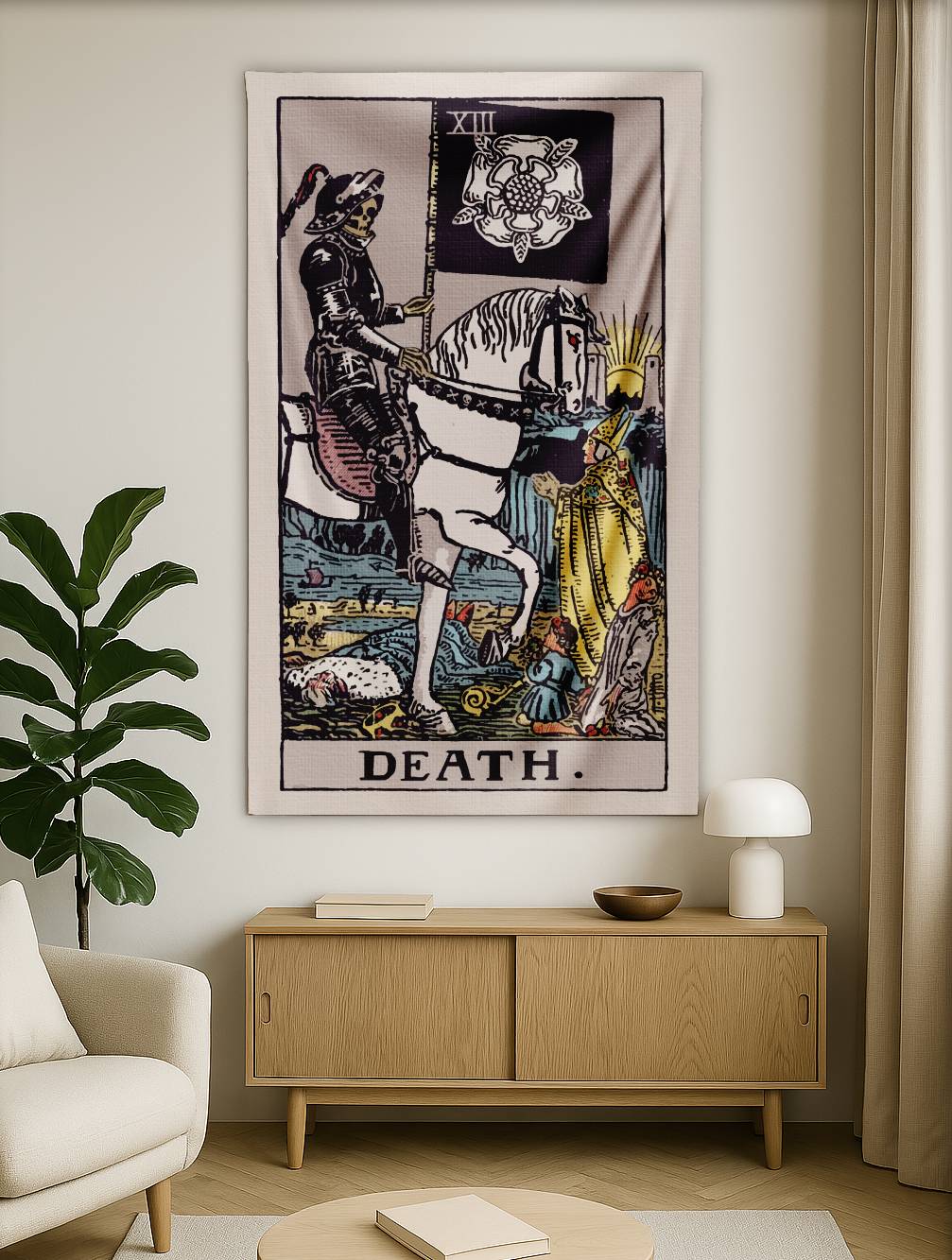 Death Tarot Tapestry