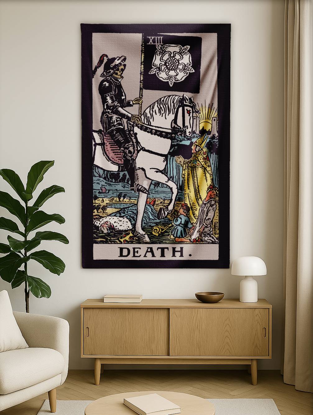 Death Tarot Tapestry