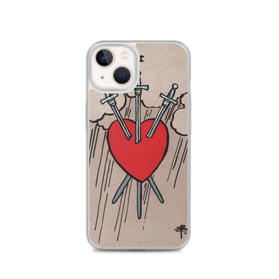 3 of Swords iPhone Case