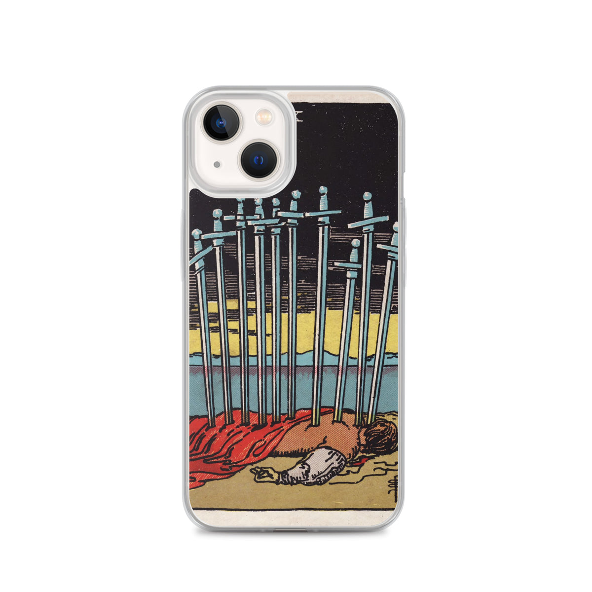 10 of Swords iPhone Case