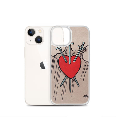 3 of Swords iPhone Case