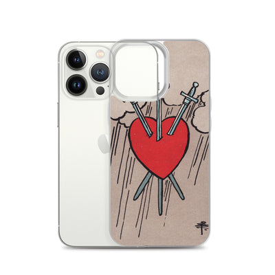 3 of Swords iPhone Case