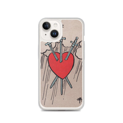 3 of Swords iPhone Case