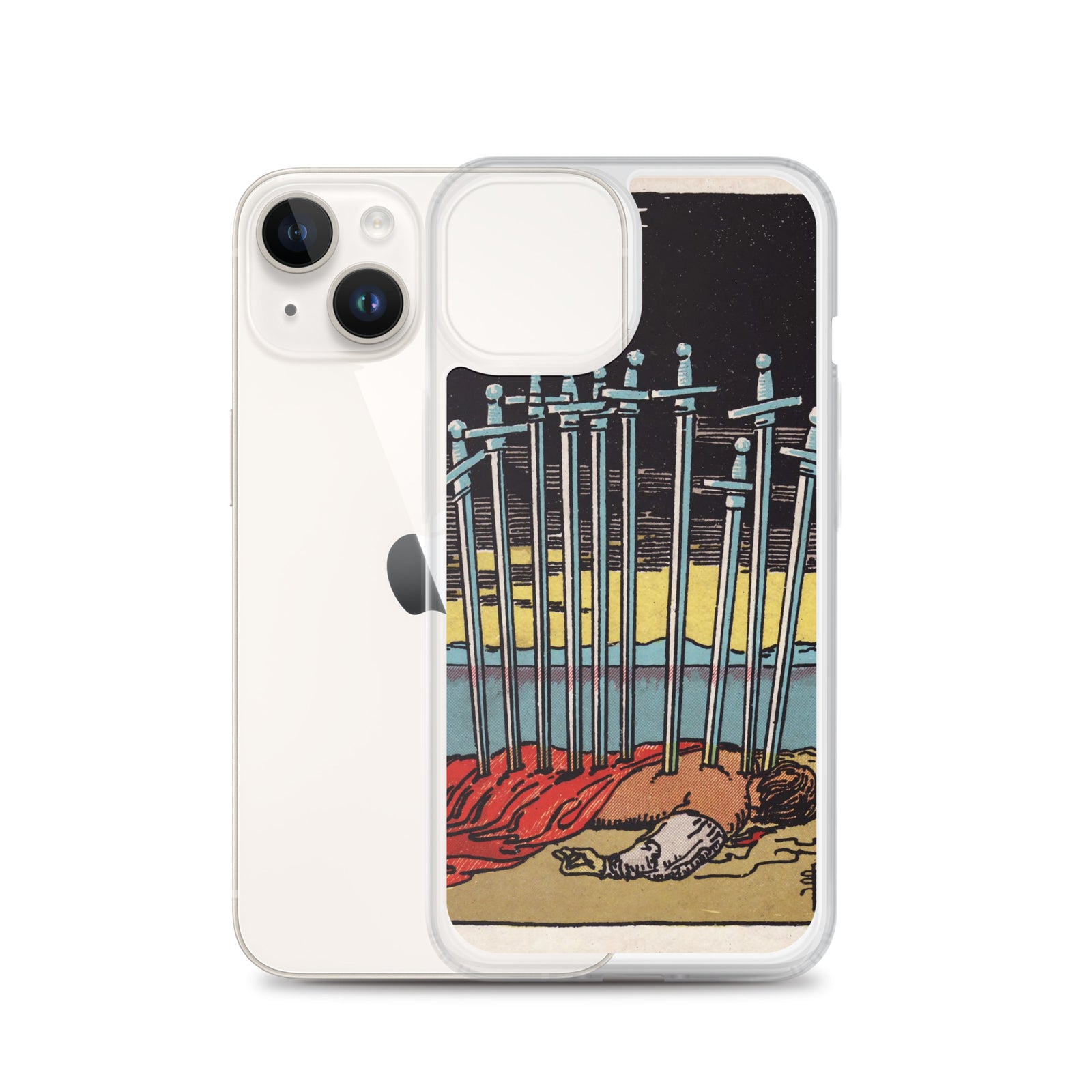 10 of Swords iPhone Case