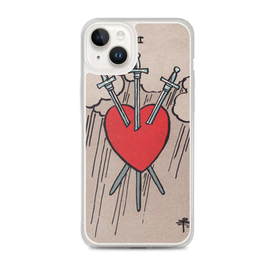 3 of Swords iPhone Case