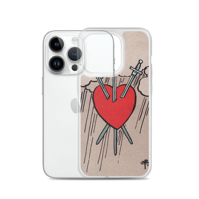 3 of Swords iPhone Case