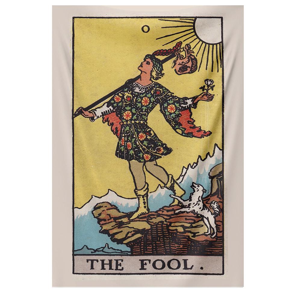 The Fool Tarot tapestry NirvanaThreads - YYT 