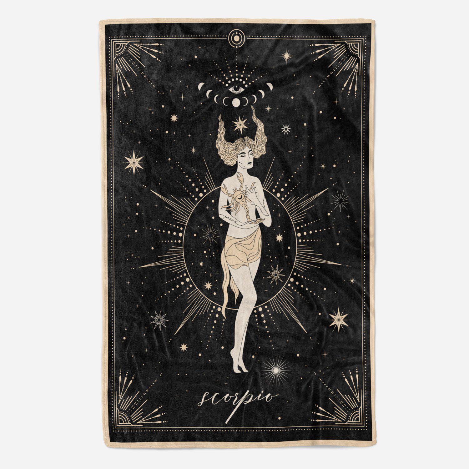 Scorpio Blanket blanket Nirvana Threads 