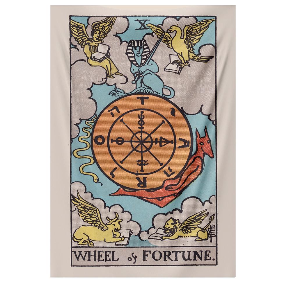 Wheel of Fortune Tapestry tapestry NirvanaThreads - YYT 