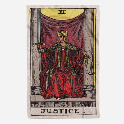 Justice Tarot Blanket blanket Nirvana Threads