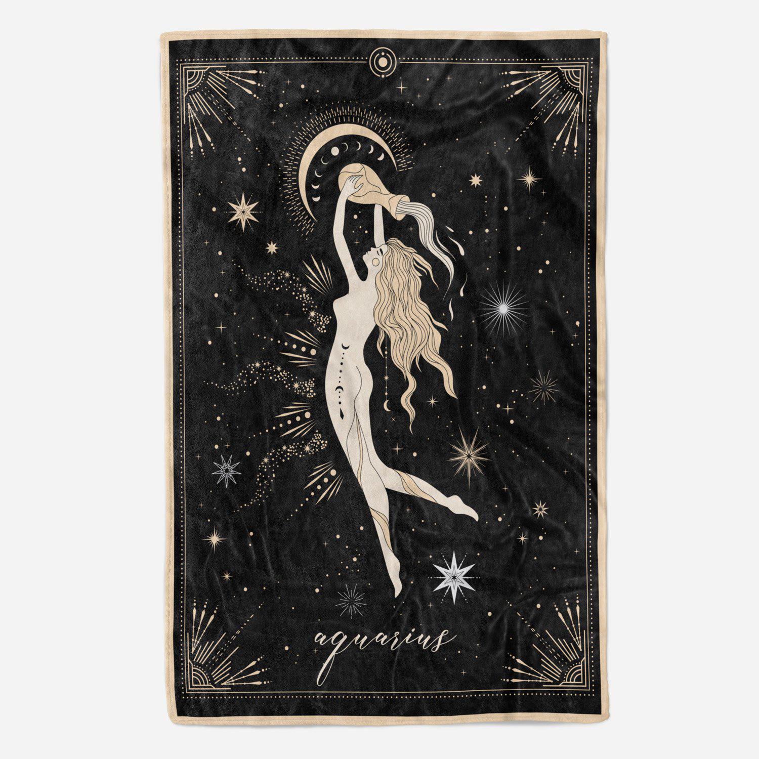 Aquarius Blanket blanket Nirvana Threads 