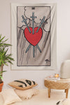 3 of Swords Tapestry tapestry NirvanaThreads