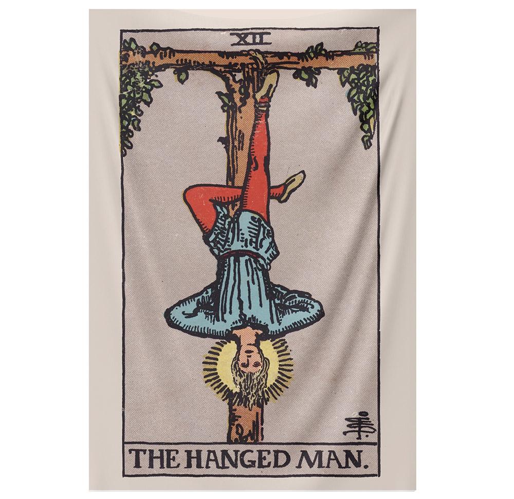 The Hanged Man Tapestry tapestry NirvanaThreads - YYT 