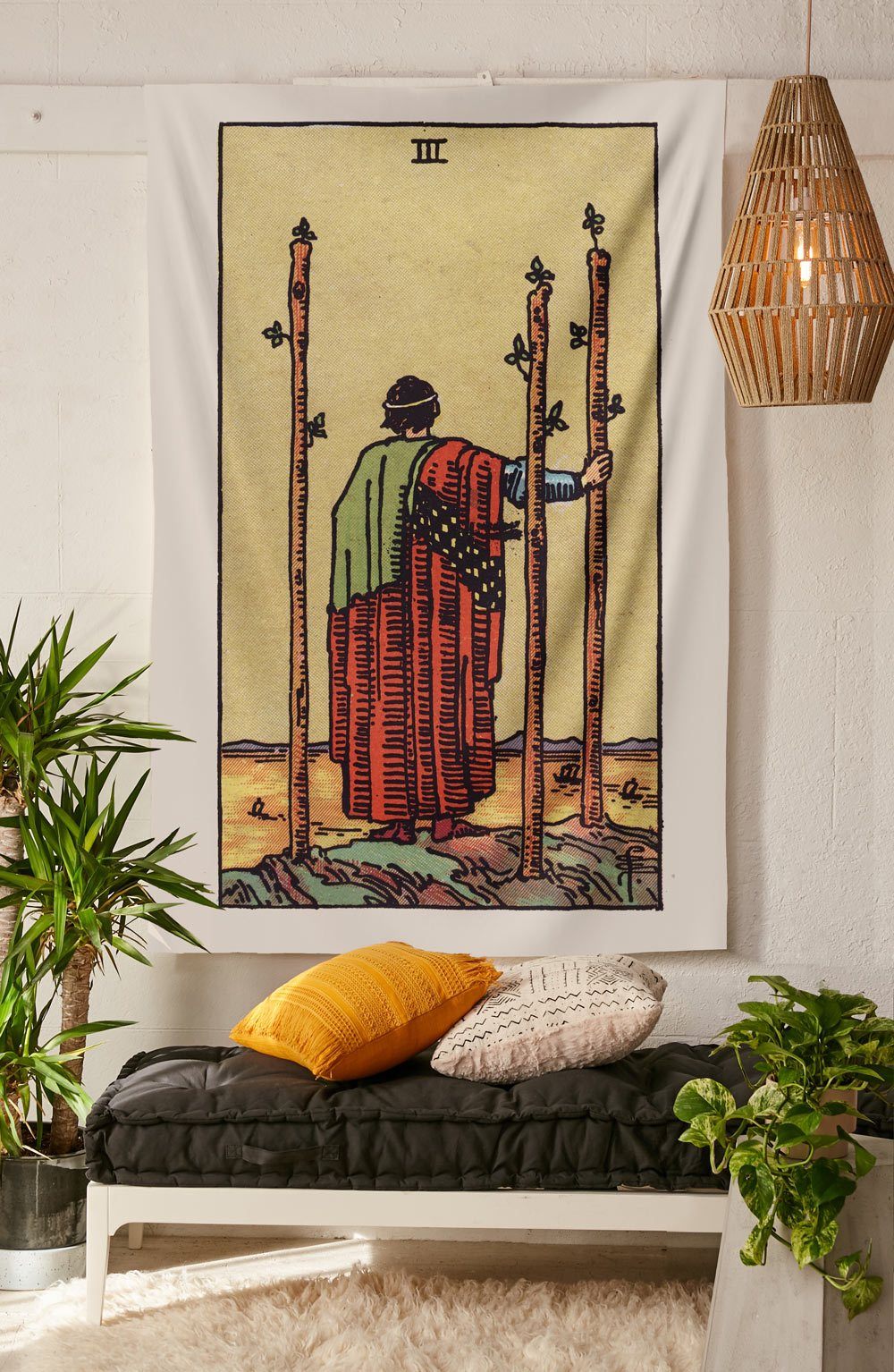 3 of Wands Tapestry tapestry NirvanaThreads 