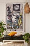 Death Tarot Tapestry tapestry NirvanaThreads - YYT
