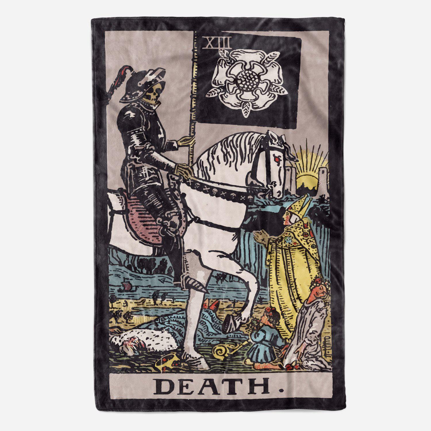 Death Tarot Blanket blanket Nirvana Threads 