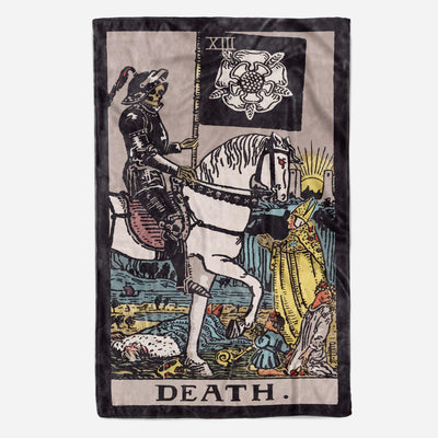 Death Tarot Blanket blanket Nirvana Threads