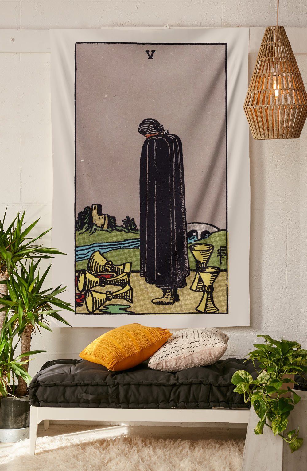 5 of Cups Tapestry tapestry NirvanaThreads 