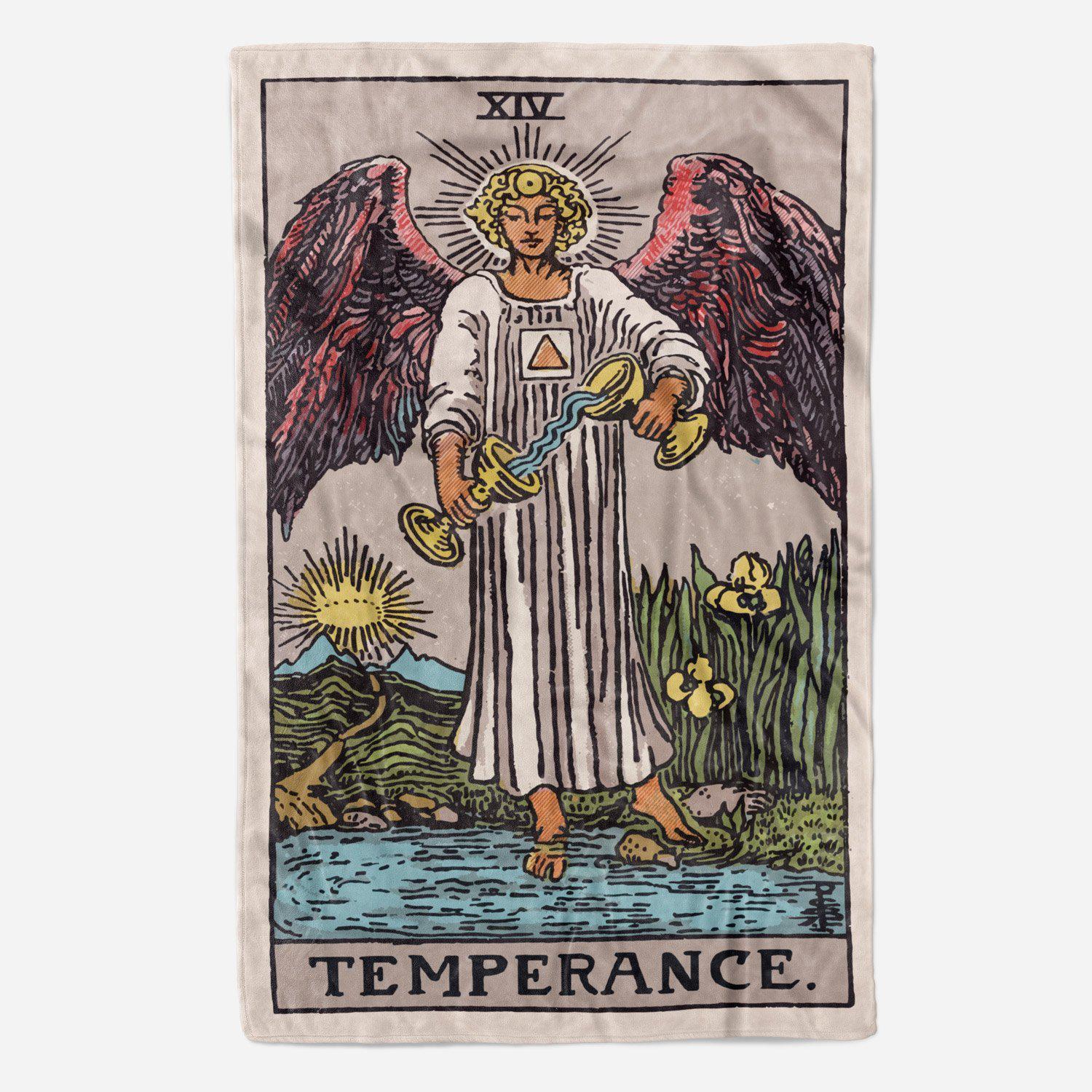 Temperance Tarot Blanket blanket Nirvana Threads 