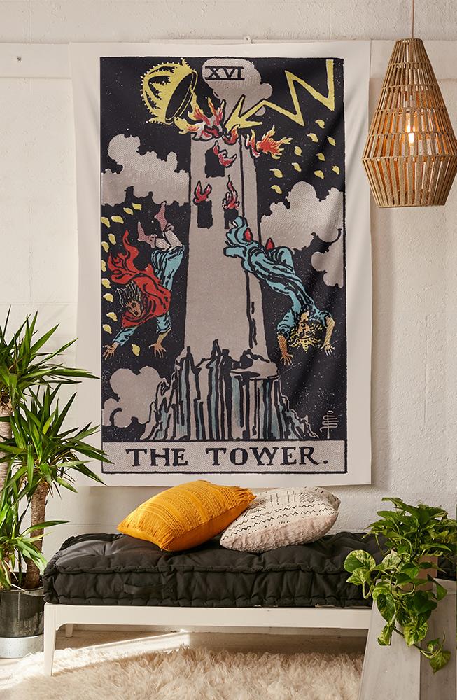 The Tower Tapestry tapestry NirvanaThreads - YYT 