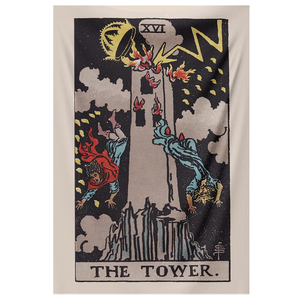 その他 Power Through the Written Word (Tapestry) Fur Feathers & Fall w/ Verse Tapestry Wall Hanging | Manual