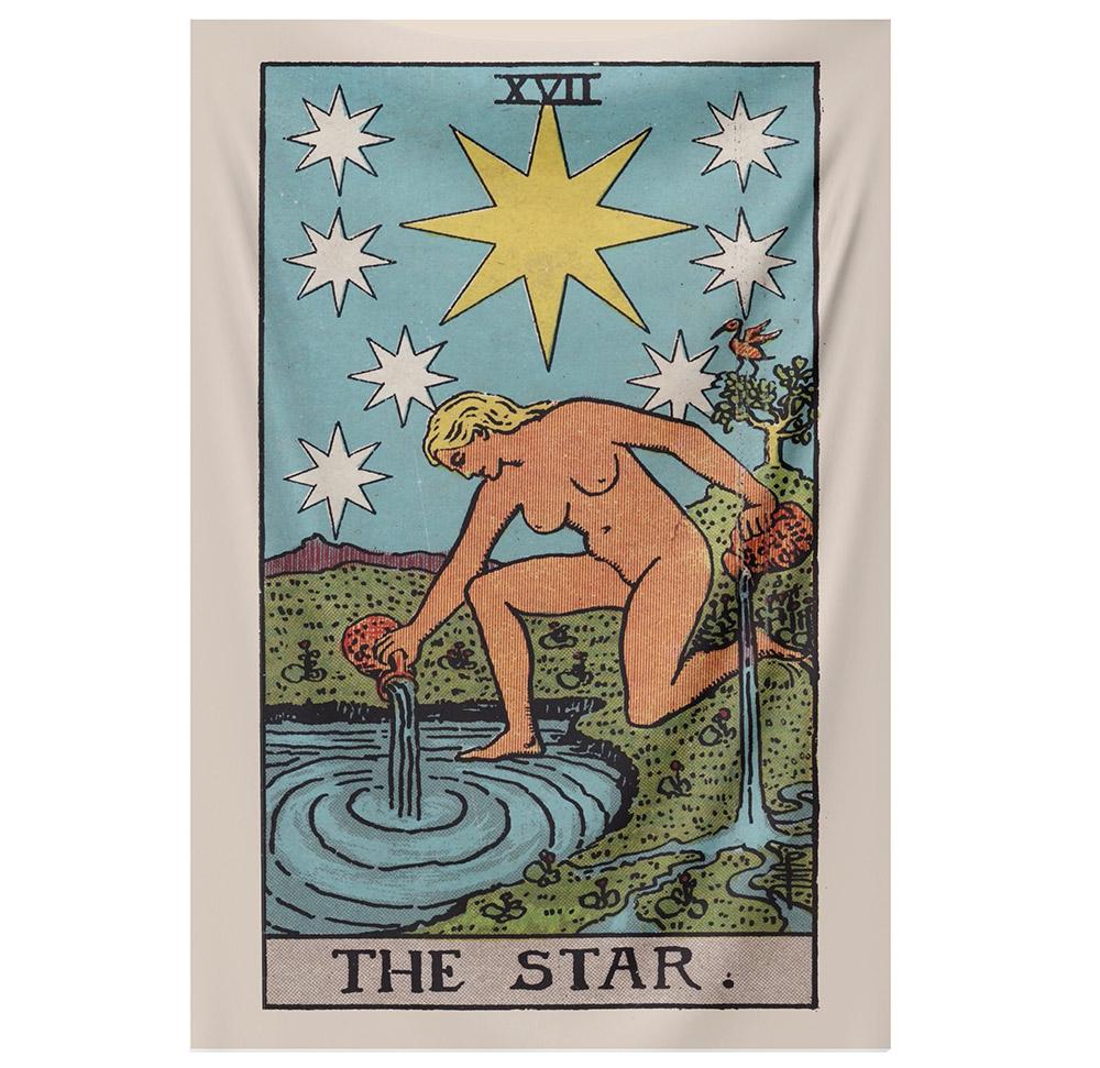 The Star Tapestry (RWS) tapestry NirvanaThreads - YYT 