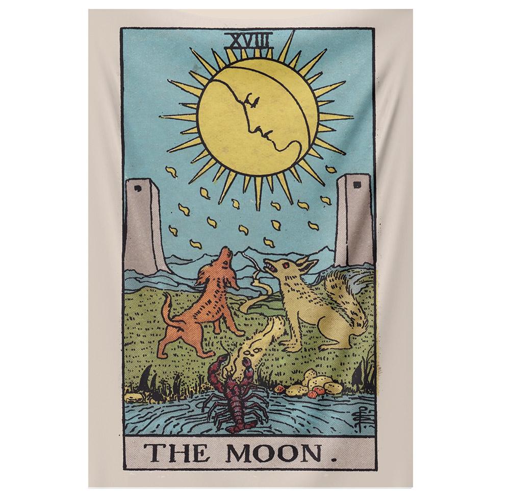 The Moon Tapestry (RWS) tapestry NirvanaThreads - YYT 