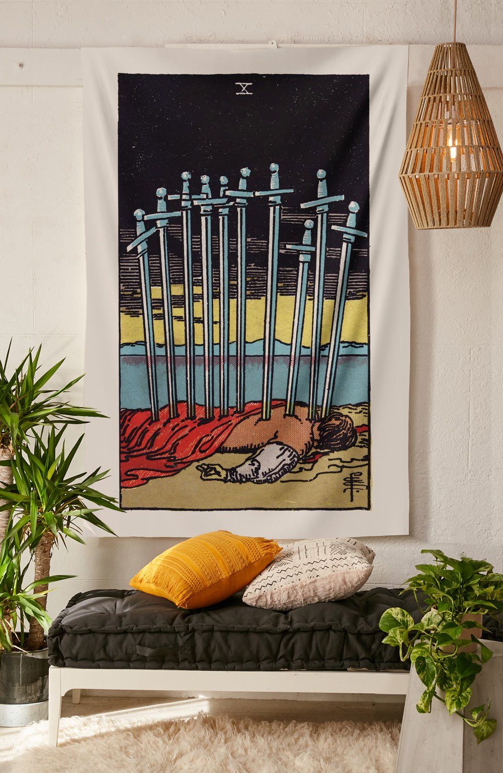 10 of Swords Tapestry tapestry NirvanaThreads 