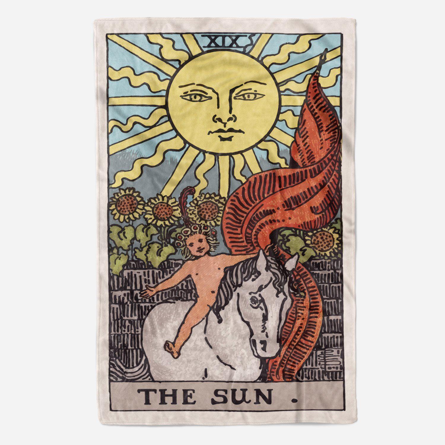 Sun Tarot Blanket blanket Nirvana Threads 