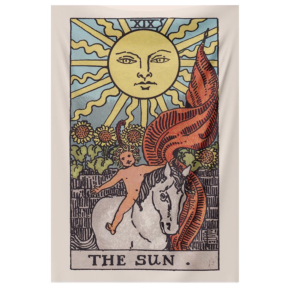 The Sun Tapestry (RWS) tapestry NirvanaThreads - YYT 