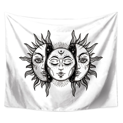 White Sun Tapestry-nirvanathreads