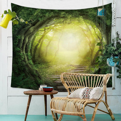 Hobbit Path Tapestry-nirvanathreads