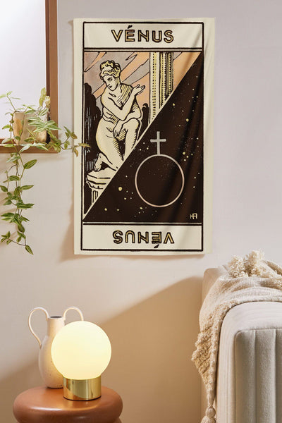 Venus Astrology Tapestry tapestry Nirvana Threads