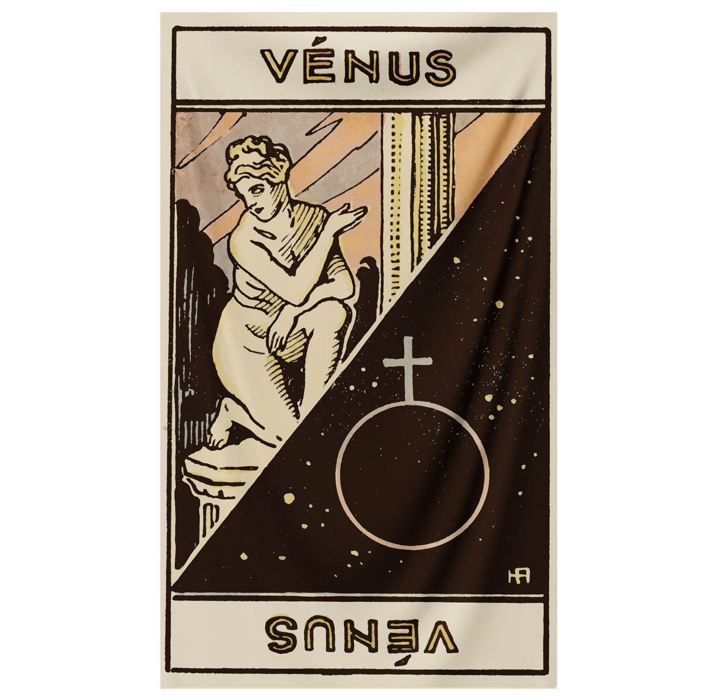Venus Astrology Tapestry tapestry Nirvana Threads 