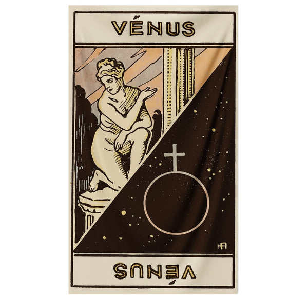 2-venus-solar-system-vintage-