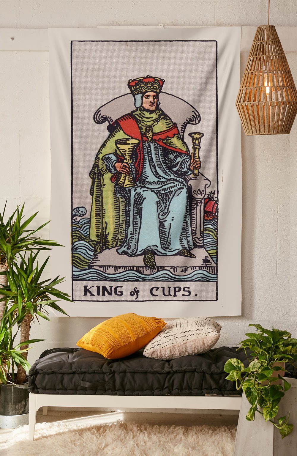 King of Cups Tapestry tapestry NirvanaThreads 