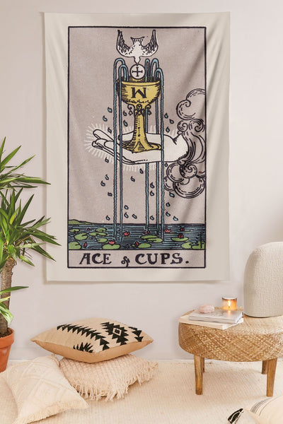 Ace of Cups Tapestry tapestry NirvanaThreads