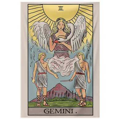 Gemini Tarot Tapestry tapestry Nirvana Threads