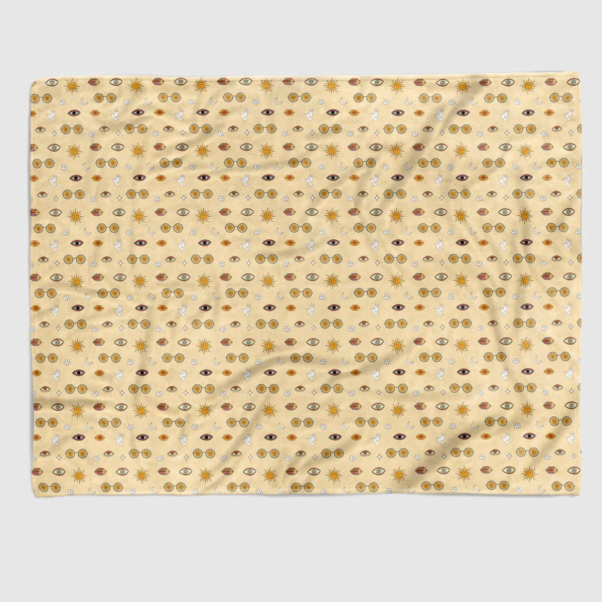 Sun Kissed Retro Blanket blanket Nirvana Threads Sun Kissed Queen (200 x 150 cm) 