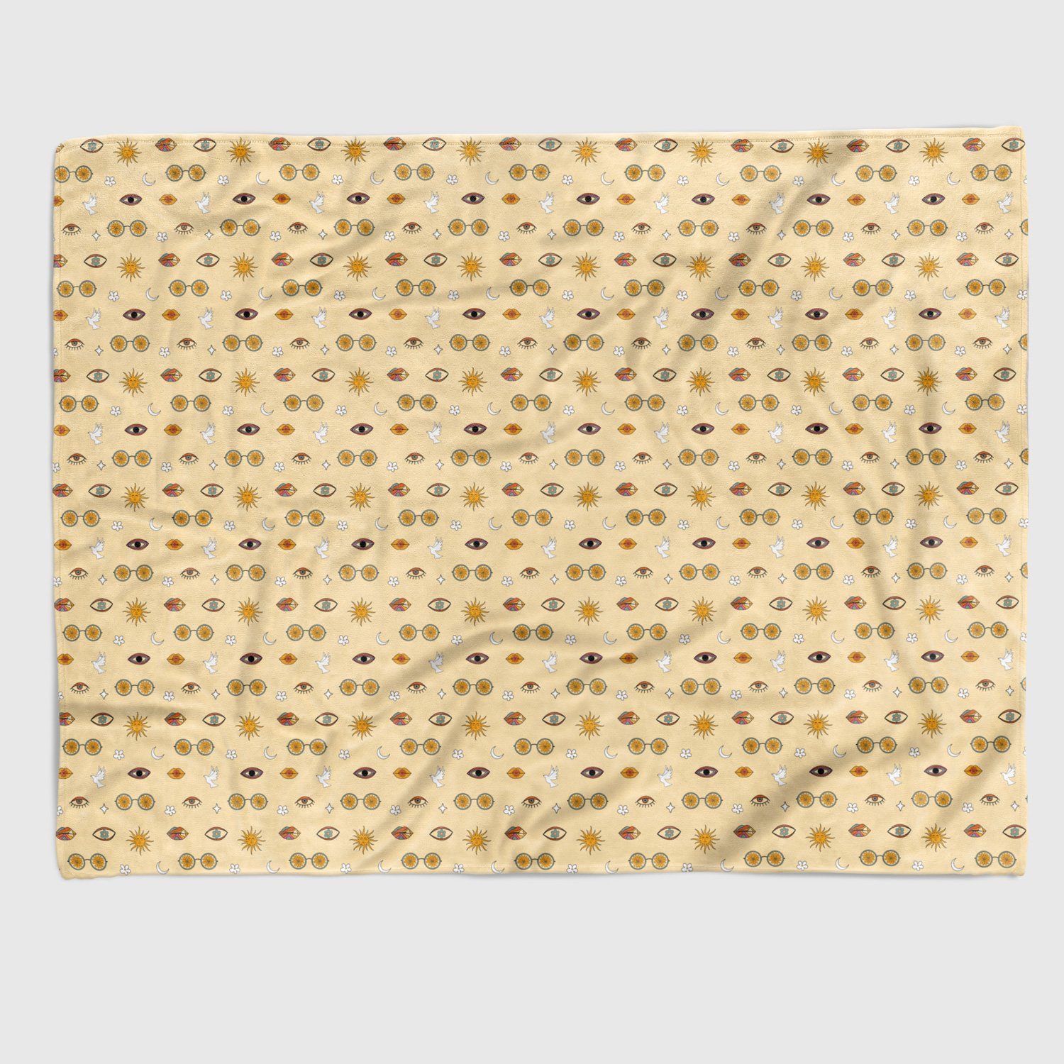 Sun Kissed Retro Blanket blanket Nirvana Threads Sun Kissed Queen (200 x 150 cm) 