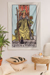 Queen of Wands Tapestry tapestry NirvanaThreads